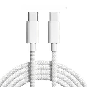 60W PD USB-C to USB C Fast Charger Cable For iPhone 16 Pro Max 15 Plus Type C Quick Charging For Xiaomi