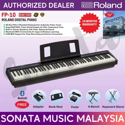 ROLAND MUSIC ORIGINAL QUALITY FP-10 BLUETOOTH CONNECT HOME DECO PRACTICE DIGITAL PIANO FOR BEGINNER