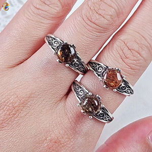 Collection Grade Black Gold Super 7 Titanium Adjustable Rings (3 Types to Choose)