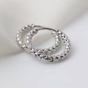 OYJR Hoop Earrings Gold Subang Telinga Twist Earrings Anting Anting Perempuan Stainless Steel Subang Earrings Korean Hypoallergenic Earring 耳环