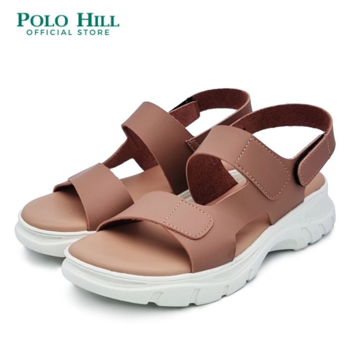 POLO HILL Ladies Ankle Velcro Strap Wedges Sandals PLSS-LS5255