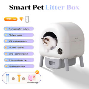 Automatic Smart Cat Litter Box Smart Cat Toilet  APP remote control Clean & Deodorised