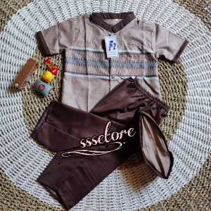 setelan koko anak lengan pendek