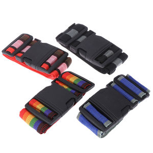 Minwen Hành lý dây đeo chéo vành đai đóng gói 180cm có thể điều chỉnh du lịch khóa hành lý thắt lưng