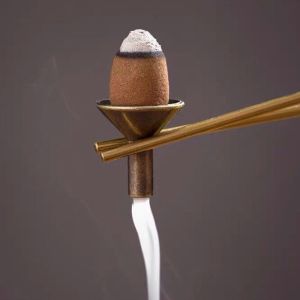 Phiễu đặt nụ trầm tạo khói chảy-- hợp kim mạ đồng.