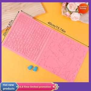 Graceful 3D Printing Pen Silicone Mat DIY Creative Drawing Template Pad With Heat-proof Finger Sleeve Art Tools Christmas Gift For Kids