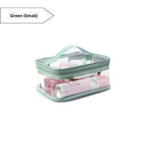 [Ready Stock] Ins Style Aesthetic Clear PVC Transparent Waterproof Skin Care Makeup Cosmetic Portable Hangable Zipper Storage Pouch Bag Toiletry Large Capacity Cheap Casual Concert Swimming Bath Gym Fitness Sport Travel Saloon Girls Women Ladies Colourful