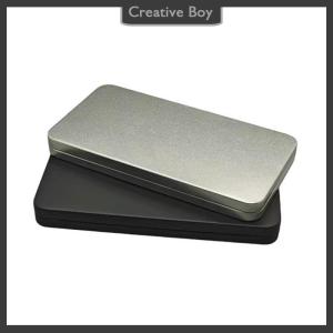 [Creative] Paper Money Holder Tinplate Currency Tray Small Metal Cash Storage Box Convenient Money Protector Case Organization