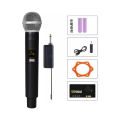 ไมโครโฟนไร้สาย ไมค์คู่แบบมือถือ ไมค์ลอยแบบพกพา ไมโครโฟนเวที ไมค์ร้องเพลง Wireless microphone. 