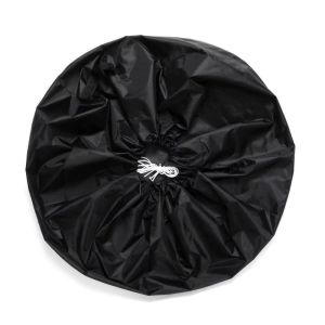 NIFINE 210D tráng bạc Vỏ lốp dự phòng ô tô Bọc nửa phần Chống thấm nước Hộp đựng bánh xe Thực tế Chống nắng Vỏ bảo vệ lốp xe Kho chứa xe