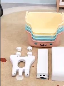 Childrens toy storage rack (4 layers) 儿童玩具收纳架 (4层) Toys Storage Toys Organizer - Lazada