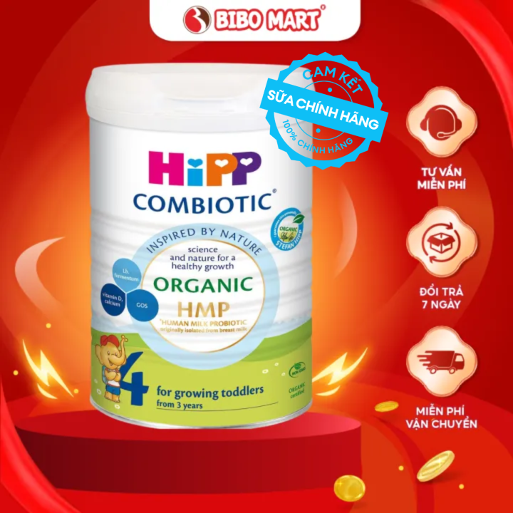 Sữa Bột Công Thức Hipp Organic Combiotic Số 4 Hỗ Trợ Tiêu Hóa Tăng ...