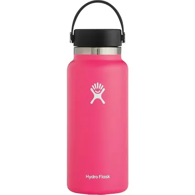 Hydro Flask 32oz 40oz Tumbler Wide Mouth 2.0 Stainless Steel Insulated Water Bottle Straw Lid Outdoor Travel Thermos