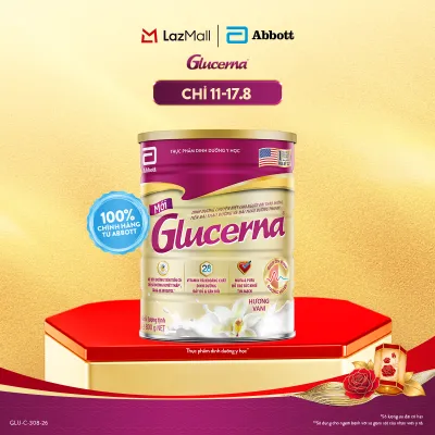 [CHỈ 11-17.8 GIÁ TỐT MUA NGAY-SLCH] Sữa bột Glucerna hương vani 800g