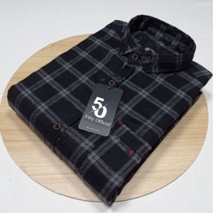 baju kemeja cowok flanel pria lengan panjang