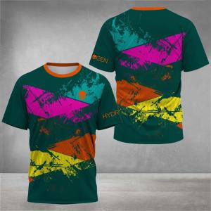 [Local Stock] HBESTY Halloween Christmas T Shirt for Man Quick Drying Tennis T-Shirt Breathable Badminton Running Clothing Oversized Loose O-Neck Short Sleeve Y2k TShirt