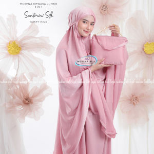 MUKENA DEWASA JUMBO 2 IN 1 SANTORINI SILK