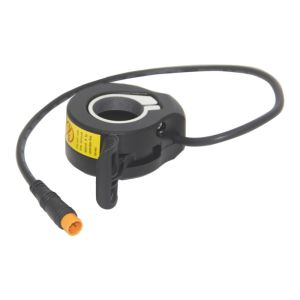 SGFDD Waterproof WP Electric Bike Thumb Throttle Plug Connector Speed Control 130X Thumb Throttle Boosters Grips 3 Pin Electric Scooters Throttle Replace Accessory