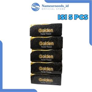 Tissue Wajah Golden Embossed 180 Helai Paket 10 Pack Tisu Murah Facial