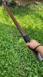 ไม้มะค่า 80cm แกะ ลายตรงและท้ายด้าม คัดพิเศษ คละเล่ม 1 ฃิ้น