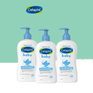 【BUNDLE OF 3】Cetaphil Baby Gentle Wash & Shampoo 400mL ✅ Tear Free Hypoallergic For Baby Newborn Sensitive Skin