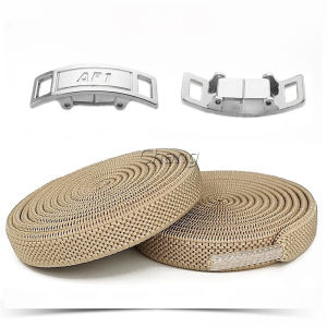 Chang เชือกรองเท้าแบบไม่ต้องผูก แบบยืดหยุ่น Shoelace