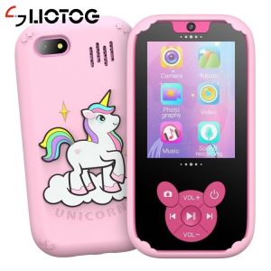 LIOTOG W9 Kids Smart Phone Camera 1080P Digital Dual Selfie Camera Fun Games Touch Screen