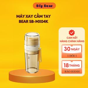 Máy Xay Sinh Tố Cầm Tay Bear SB-MX04K 2 Tốc Độ Xay Đá Bào Nghiền Trái Cây Bản Quốc Tế Bảo hành 18 Tháng