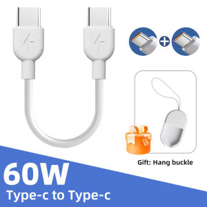 Fonken pd60w Keychain Cổng USB kép C cáp ngắn pd20w Loại-C để dữ liệu IOS dây cho điện thoại sạc dự phòng Cáp