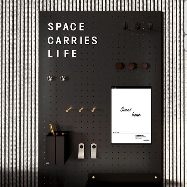 Chữ cái đính nam châm trang trí bảng pegboard, tủ lạnh (2 màu đen trắng ...