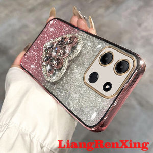 ปลอก infinix สมาร์ท7 tecno Spark Go 2023 5กรัม infinix สมาร์ท8ศัพท์กรณี softcase ซิลิโคนกันกระแทกปกการออกแบบใหม่หรูหราถุงลมนิรภัยยึดสำหรับสาวกับผู้ถือ sfqnzj01