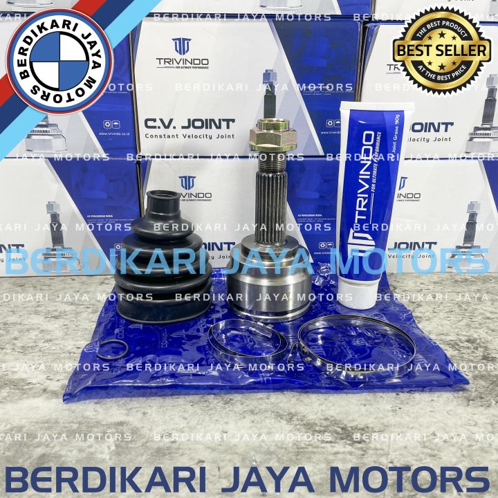 CV JOINT OUTER KOHEL KOKEL JOIN AS RODA LUAR MITSUBISHI MIRAGE 2013 2014 2015 2016 2017 2018 MATIC 24-26-47 3815A427 MERK TRIVINDO