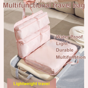 Travel Clothing Storage Bag Underwear and Panties Separate Suitcase Storage Bag Business Trip Portable Seven-in-One Compression旅行衣物收纳袋
