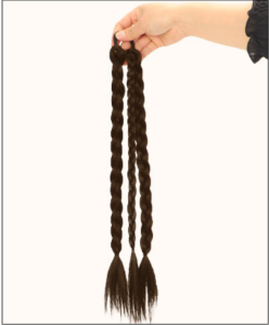 Tóc tết đấm bốc Tóc nối tóc giả Kiểu băng đô co giãn chất lượng cao Tóc giả buộc đuôi ngựa màu đen Tóc nối Tính cách mát mẻ và phong cách Những món đồ không thể thiếu của các cô gái ngọt ngào mát mẻ và gợi cảm