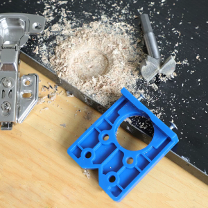 Woodworking 35mm Hinge Hole Opener Cabinet Door Hinge Punching Locator Hinge Hole Puncher Locator Accessory Woodworking