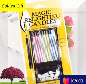 GROSIR Lilin Magic Relighting Candles isi 10pcs / lilin magic grosir dan