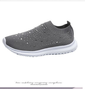Large Size Shallow Versatile Rhinestone Flat WomenS Sports Shoes Mixed Styles
