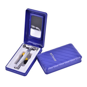 Classic Men Shaving Razor Safety Manual Shaver Travel Portable Double Edge Razor With Brush
