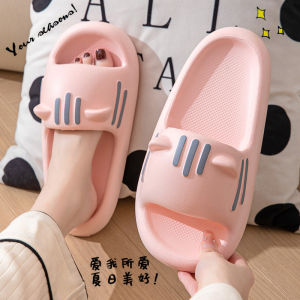 Aqrau 【รุ่นฮิต🔥】รองเท้าแตะแฟชั่นผู้หญิง pastel ด้านล่างนุ่มสบาย