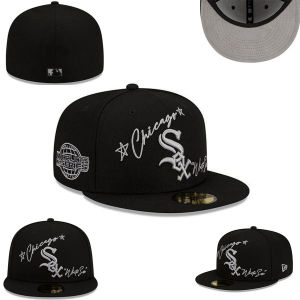 Baseball Full-Closed Baseball Cap Non-Adjustable Reversible New Style Dense Embroidery American Hip-Hop Baseball League Size Cap