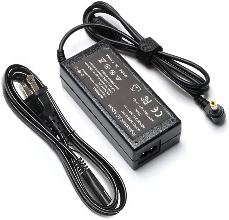 19V Adapter Power Charge Cord for HP Pavilion 27xw 27xi 27bw 27er
