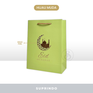 Paper Bag Foil Lebaran Eid Mubarak (S)