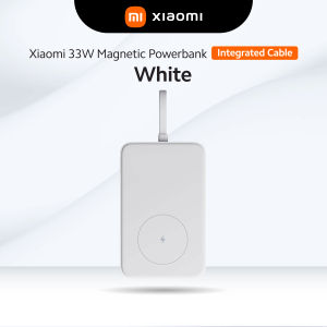 Xiaomi 33W Magnetic Wireless Charging Mobile Power Bank 10000mAh (Built in Data Cable) Dual Charging Mode | Travel Partner