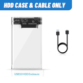 2.5 inch USB 3.0 External Hard Drive Enclosure Disk Case USB3.0 to SATA Portable Clear Hard Disk Case Transparent SSD HDD Casing Cover for 2.5 inch SATA HDD SSD 硬盘外壳