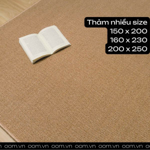 THẢM TRẢI SÀN MUVA NÂU (SỢI TỔNG HỢP KHÁNG NƯỚC NHIỀU SIZE)