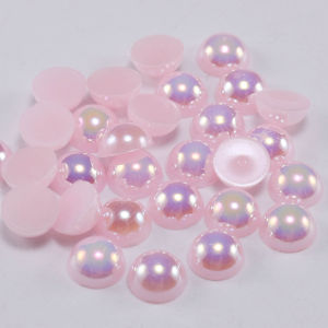 St.kunkka 2-14mm 50-500pcs Acrylic ABS Beads Pearl Imitation Half Round Flatback Bead For Bracelet Jewelry Making DIY Accessories