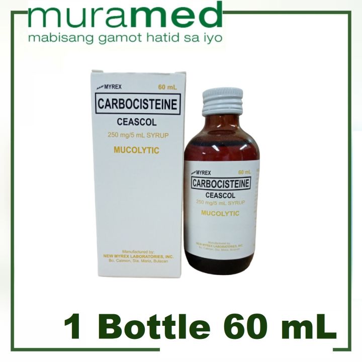 Carbocisteine Ceascol Syrup 60 ML Lazada PH