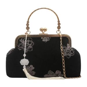 Shoulder Bags for Women Chinese Style Patterned Shoulder Crossbody Bag Trendy Handbag Purses Elegant Handbag Gifts