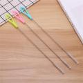 Suction Tube Brush Stainless Steel Soft Hair Brush Water Cup Baby Nylon Tube Straw Bottle Cleaning Brush Household Cleaning Tool. 