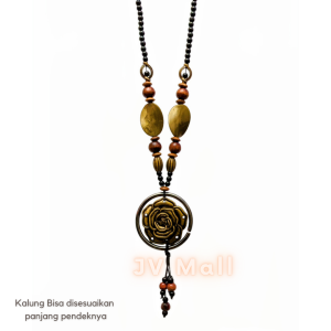 Promo Best Seller Kalung Cantik / Kalung Fashion / Kalung Batik / Aksesoris Batik / Kalung Etnik / Kalung Handmade / Kalung Wanita / Aksesoris Wanita / Kalung Hijab / Kalung Modern KFZ37